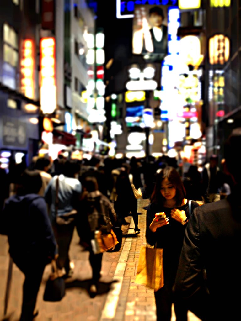 Crowded  Night - Shibuya, Tokyo